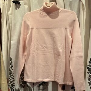 J'Envie Women’s Long-Sleeve Turtleneck  Top in Light Pink